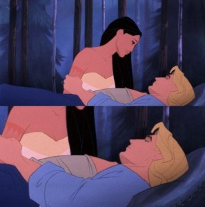 Create meme: Pocahontas and John Smith 18+, Pocahontas and John Smith pictures, Pocahontas 1995 cartoon love