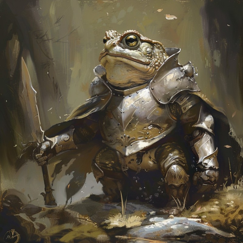 Create meme: frog art, toad frog, frogs