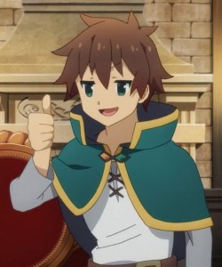 Create meme: goddess bless this beautiful world, KonoSuba, anime Kazama konosova art