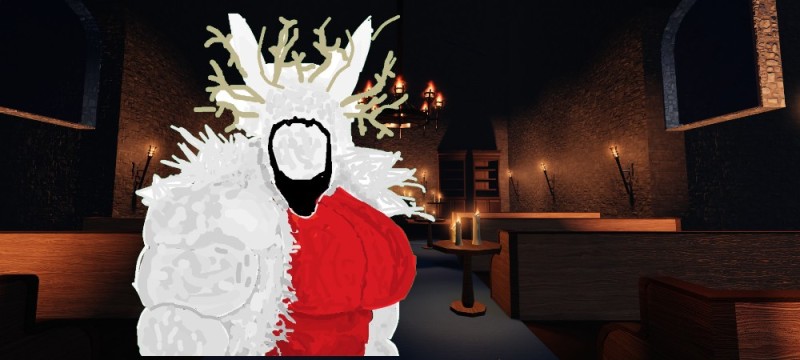 Create meme: Metal horror Santa game, get the game, doors roblox game