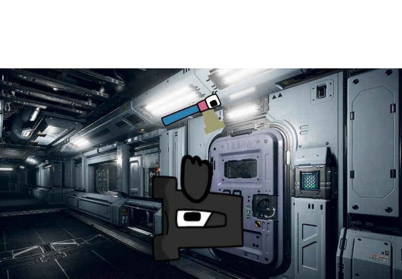 Create meme: The spaceship is inside, space ship interior, The spaceship from the inside