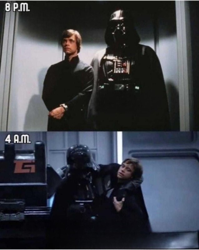 Create meme: Darth Vader and Luke Skywalker, star wars episode 6 return of the Jedi , Anakin Skywalker/Darth Vader