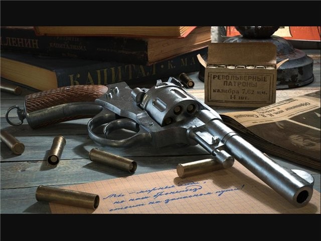Create meme: revolver of the nagant system, revolver revolver of the USSR, revolver