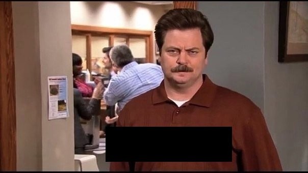 Create meme: nick offerman, watch online, ron swanson