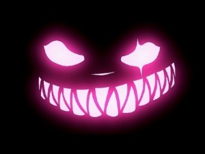 Create meme: darkness, smile monster