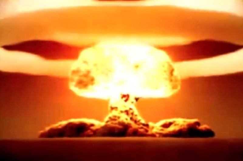 Create meme: The explosion of the tsar bomb, atomic bomb explosion, a nuclear explosion of Tsar Bomba