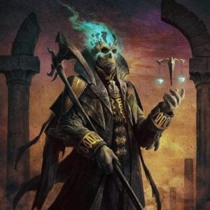 Create meme: Lich undead art, fantasy RPG necromancer, undead Lich art fantasy