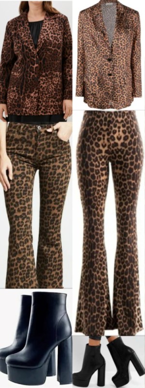 Create meme: leopard pants, leopard trousers, leopard print trousers