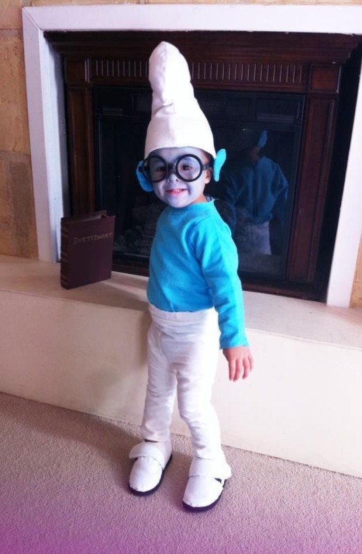 Create meme: smurf costume, smurf costume for a boy, new year's smurf costume