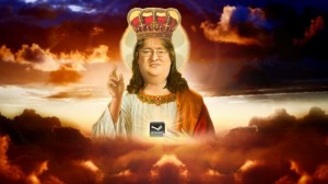 Create meme: gaben on the avu, Gaben the God of steam, Holy Gaben