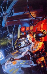 Create meme: a fantastic illustration of the 80s, science fiction illustration, retro futurism