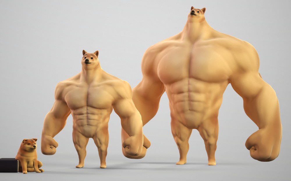 Create meme: dog Jock meme, Jock the dog, The muscular Great Dane