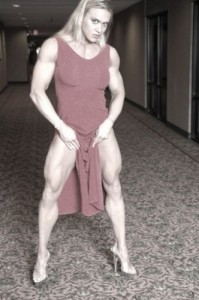 Create meme: Woman bodybuilder Jock