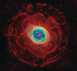 Создать мем: планетарная туманность m57, кольцевая туманность, планетарная туманность кольцо