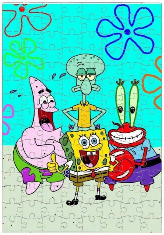 Create meme: spongebob Patrick and squidward, spongebob and his friends, spongebob and his friends