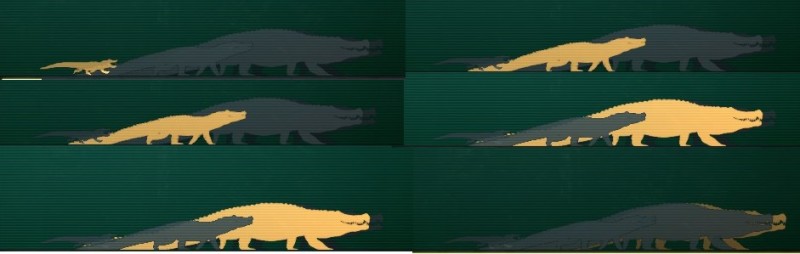 Create meme: Deinosuchus alligator, sarcosuchus, deinosuchus