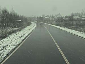 Создать мем: снежная трасса м 53, трасса, автодорога