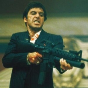 Создать мем: al pacino, лицо со шрамом, tony montana