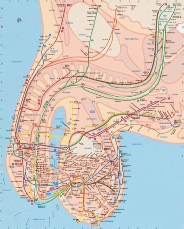 Create meme: New York City subway scheme, gta 6 map, merged GTA 6 card