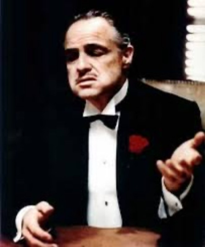 Create meme: vito andolini, meme godfather , Marlon Brando Corleone