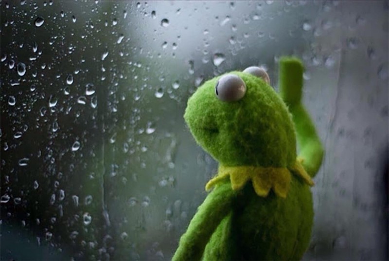 Create meme: Kermit the frog sad, Kermit the frog , Kermit the frog