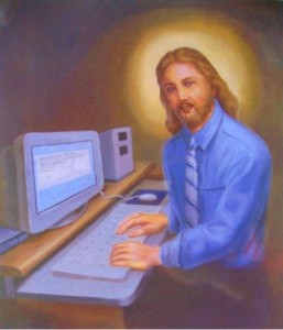 Create meme: Jesus pc