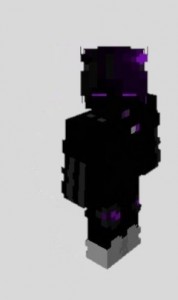 Create meme: purple skin for minecraft