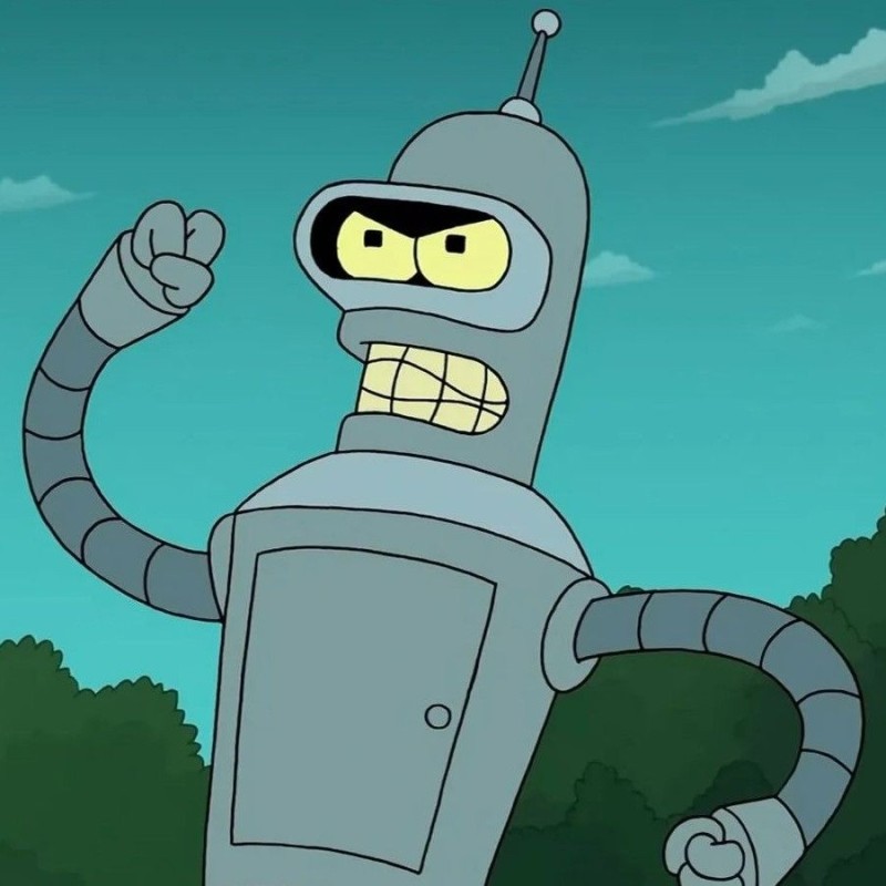 Create meme: futurama robot, futurama Bender, robot from futurama