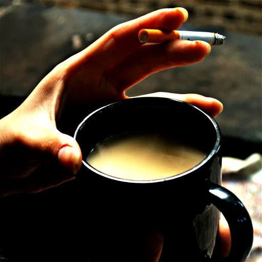 Create meme: Cup of tea in his hands, a Cup of coffee , morning coffee