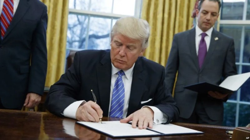 Create meme: trump signed, trump , donald j trump 