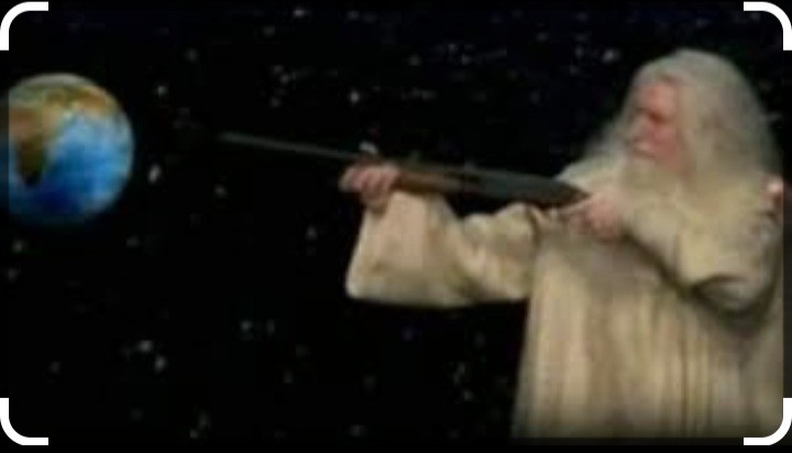Create meme: Gandalf with a kalash, Gandalf with AK 47, Gandalf the Lord of the rings
