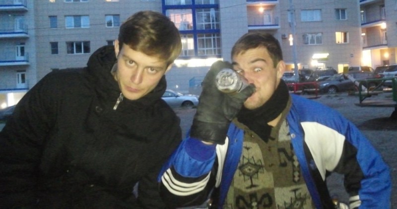 Create meme: three drunks, people, Vova Kulakov