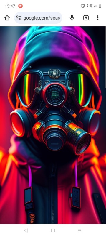 Create meme: protective mask, bright prints, neon mask