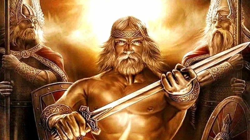 Create meme: the gods of the Slavs, Slavic gods igor ozhiganov, slavic gods