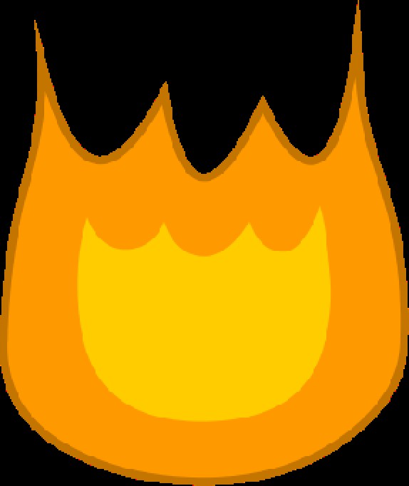 Create meme: fire flame, bfdi firey, fire clipart