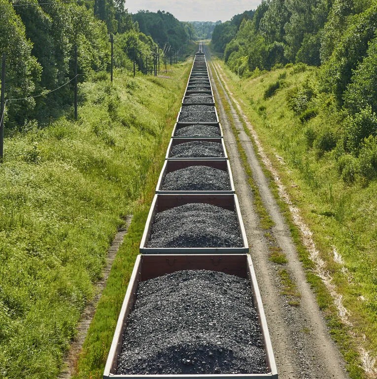 Create meme: Russian Railways gondola car with coal, coal transportation, coal wagon Kuzbass