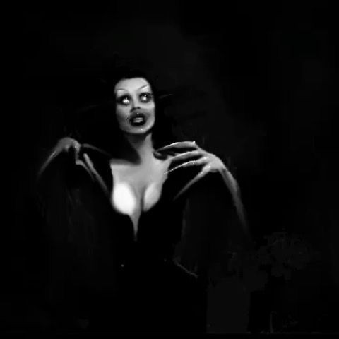 Create meme: The vampire, The vampire Maila Nurmi, darkness