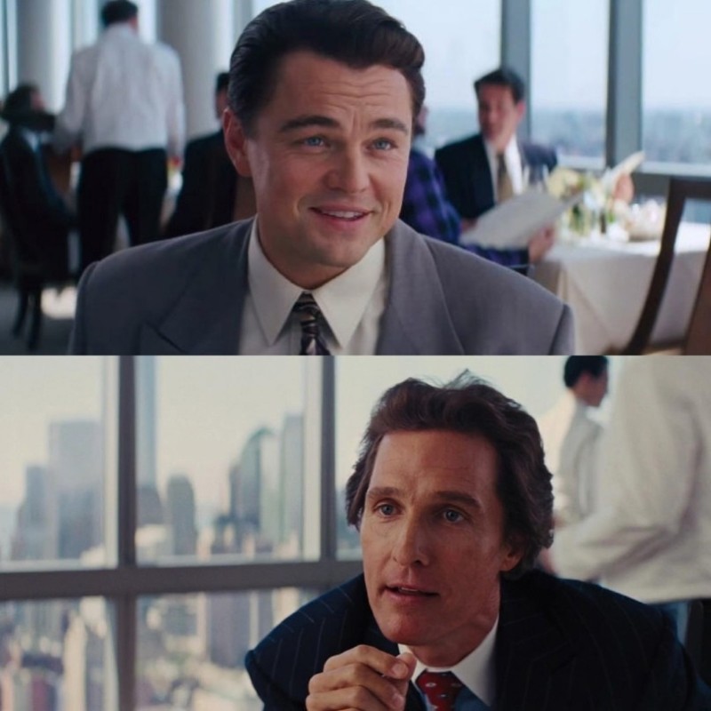 Create meme: The wolf of Wall Street, Leonardo DiCaprio the wolf of wall street meme, the wolf of wall street DiCaprio