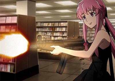 Create meme: yuno gasai, diary of the future, anime characters