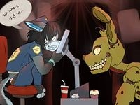 Создать мем: песня спрингтрапа, springtrap, фабрика радуги