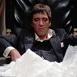 Создать мем: кадр из фильма, кокаин, де ниро лицо со шрамом