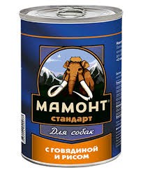 Create meme: wet dog food mammoth standard beef with, canned food for dogs mammoth, canned food for dogs mammoth standard