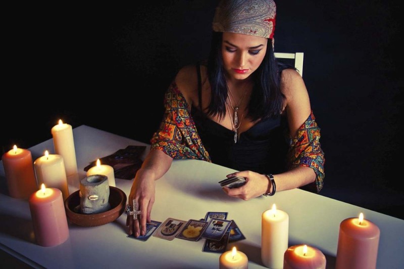 Create meme: clairvoyant , tarot fortune teller, girl 