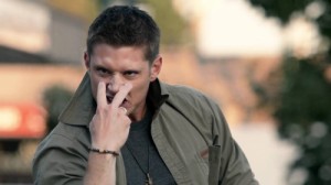 Create meme: john winchester, eye of the tiger, Jensen ackles