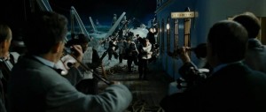 Create meme: Titanic footage of the musicians, Titanic orchestra on deck, Titanic