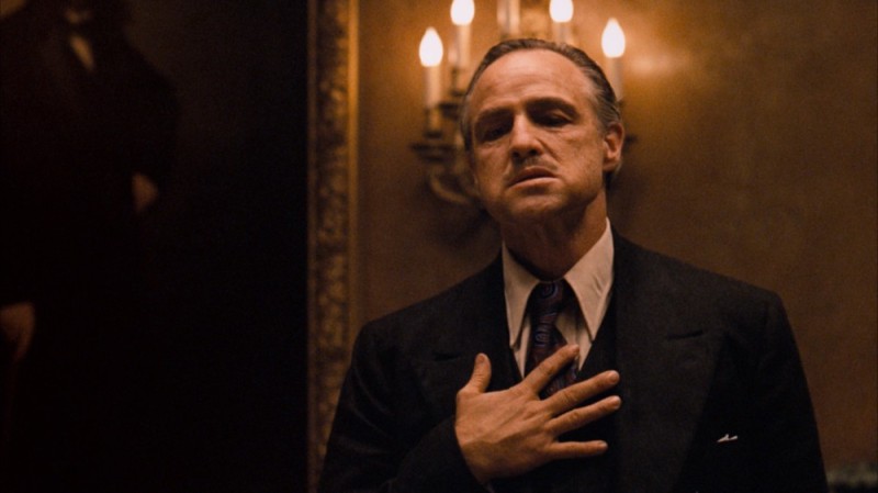 Create meme: vito andolini, godfather , Marlon Brando Vito Corleone