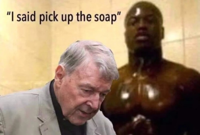 Создать мем: негр в мыле, негр, don t pick up the soap