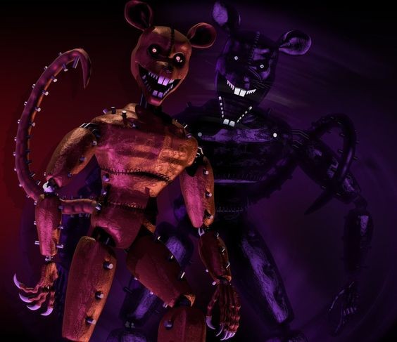 Create meme: monster rat fnak 3, fnaf animatronics, monster rat fnak