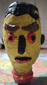 Create meme: mask, modeling clay