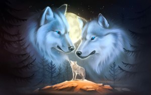 Создать мем: волк, алмазный волк арт, волк и волчица